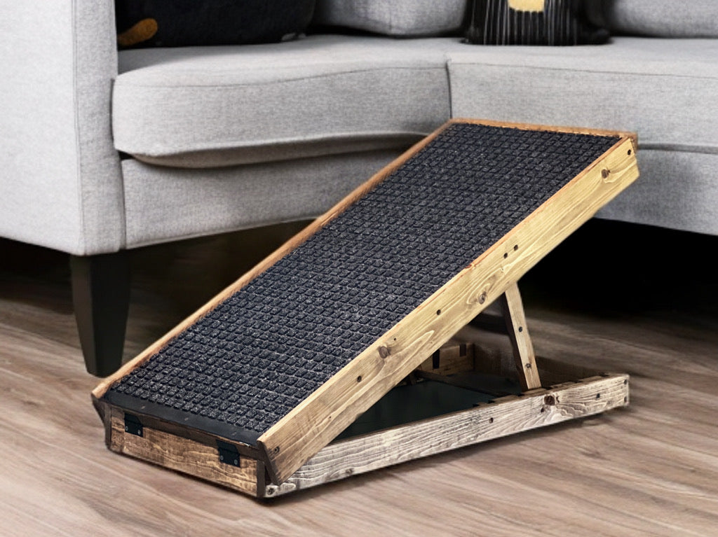 Adjustable Wooden Dog Ramp
