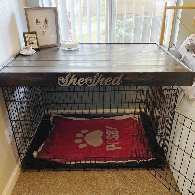 Customer Review wooden crate topper, wooden kennel topper, dog crate table, dog kennel table, dog crate cover, dog crate furniture, dog crate end table, dog kennel furniture, dog bed furniture, wooden dog furniture, wood table dog crate, wooden dog kennel furniture, pet furniture wood pet furniture