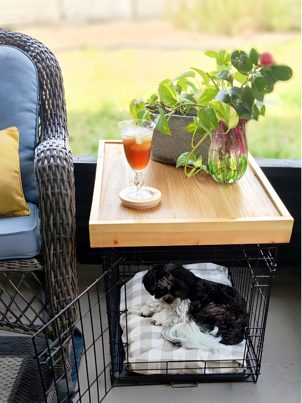 wooden crate topper, wooden kennel topper, dog crate table, dog kennel table, dog crate cover, dog crate furniture, dog crate end table, dog kennel furniture, dog bed furniture, wooden dog furniture, wood table dog crate, wooden dog kennel furniture, pet furniture wood pet furniture