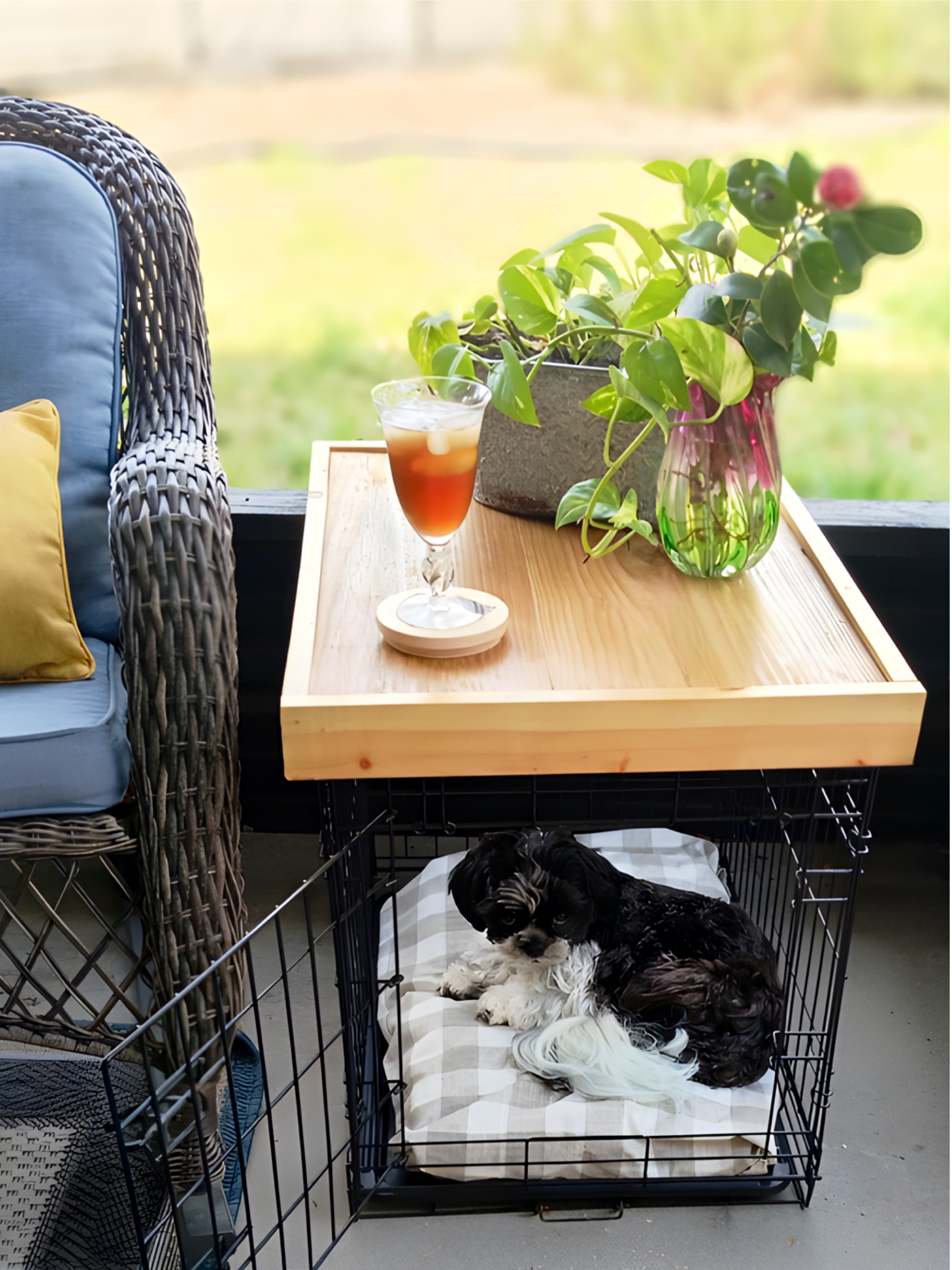 wooden crate topper, wooden kennel topper, dog crate table, dog kennel table, dog crate cover, dog crate furniture, dog crate end table, dog kennel furniture, dog bed furniture, wooden dog furniture, wood table dog crate, wooden dog kennel furniture, pet furniture wood pet furniture