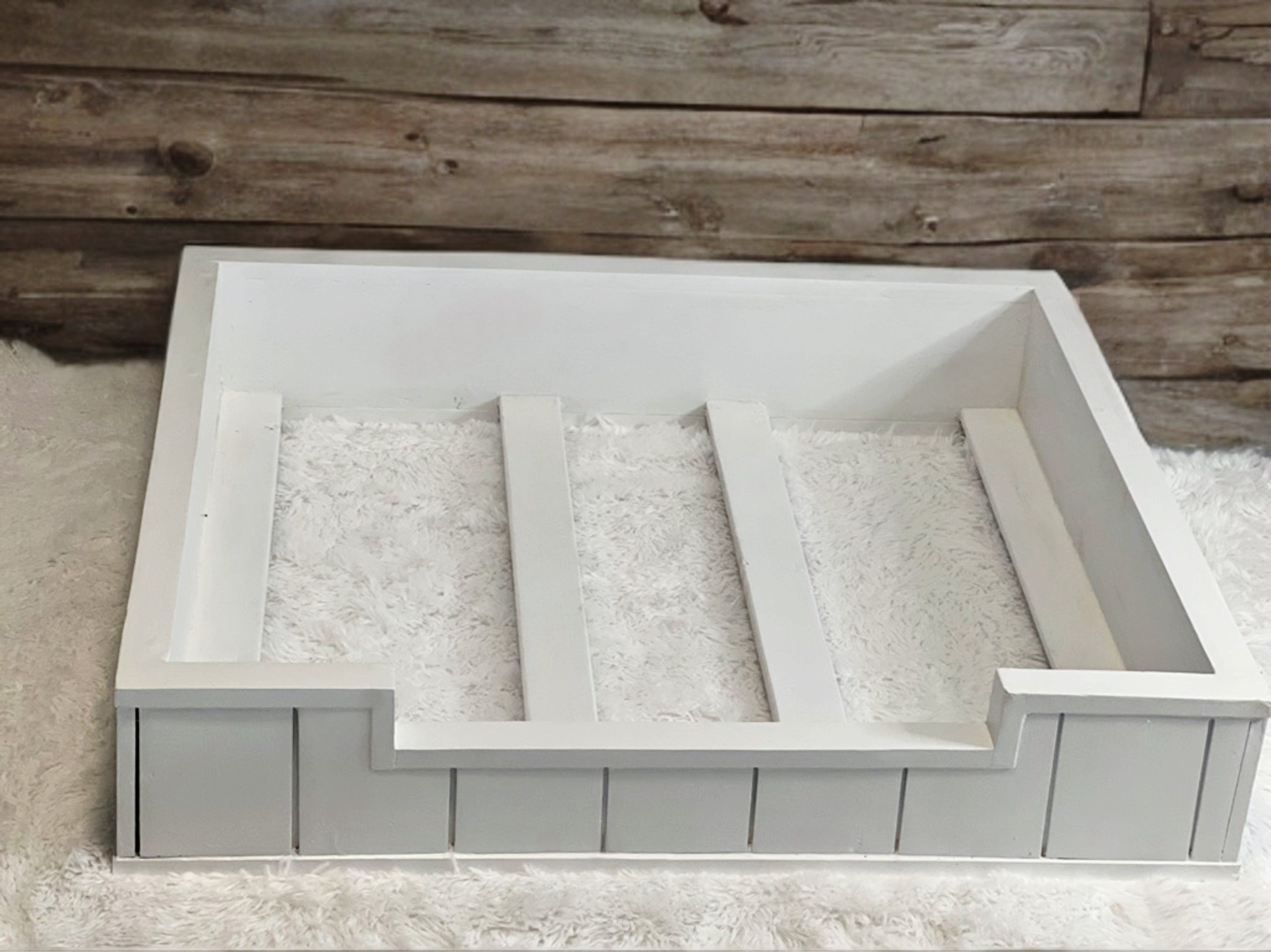 wooden dog bed frame